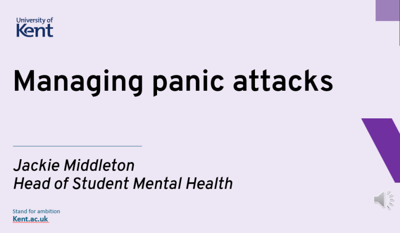 Managing Panic Attacks