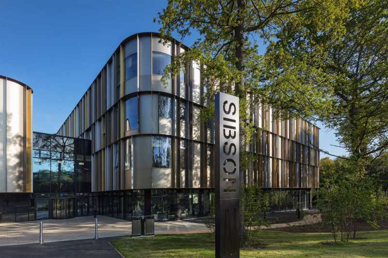 Exterior of Sibson building