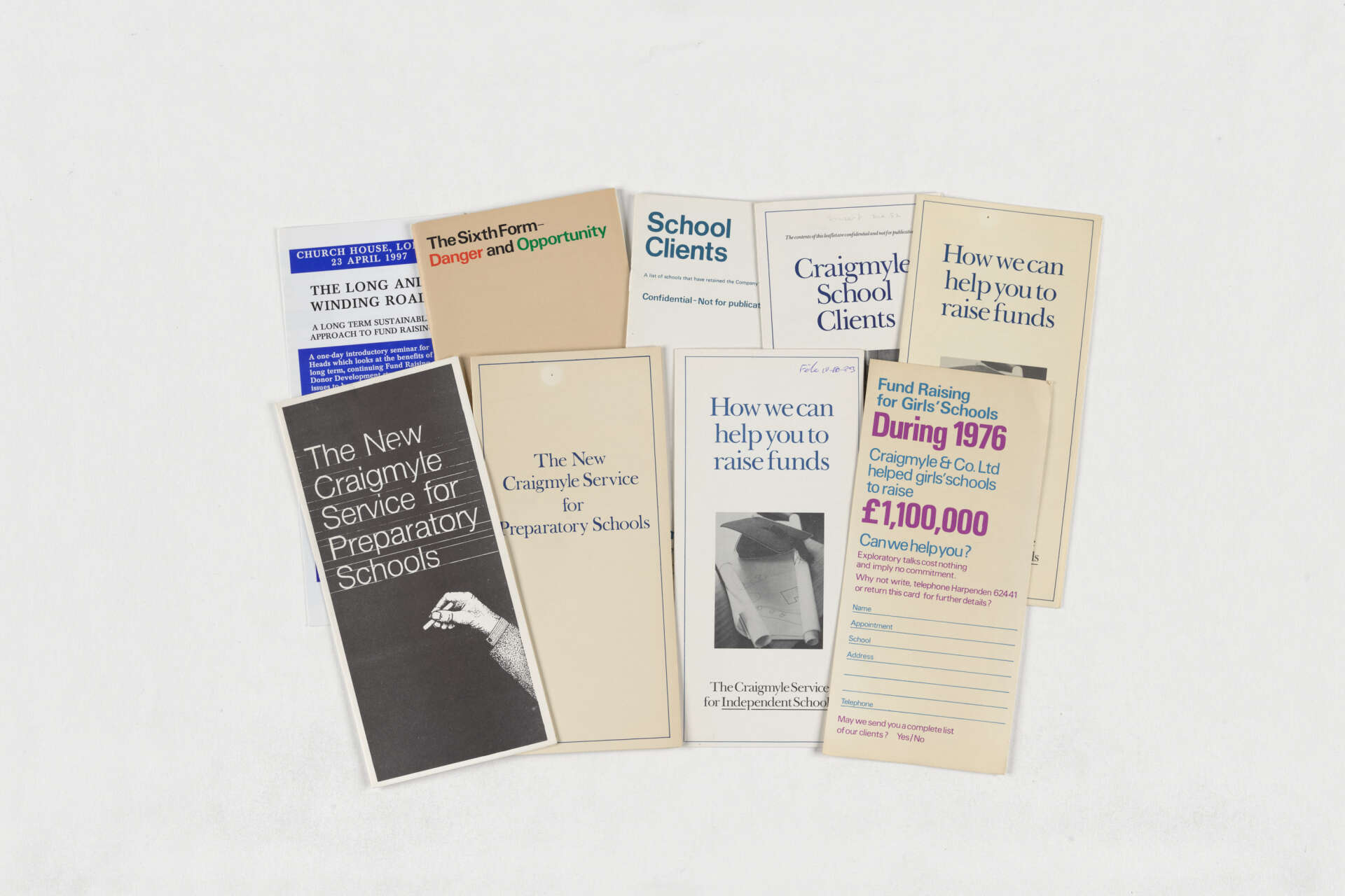 Selection of pamphlets from the Craigmayle collection