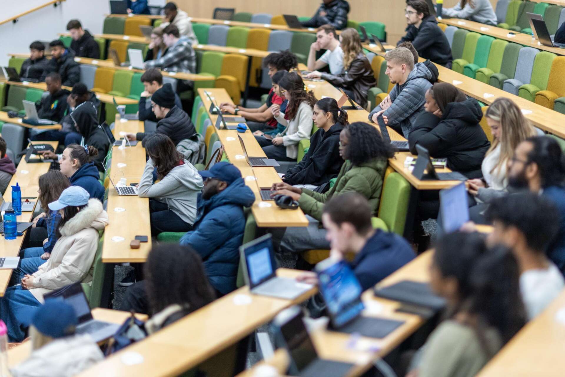 Students in a lecture