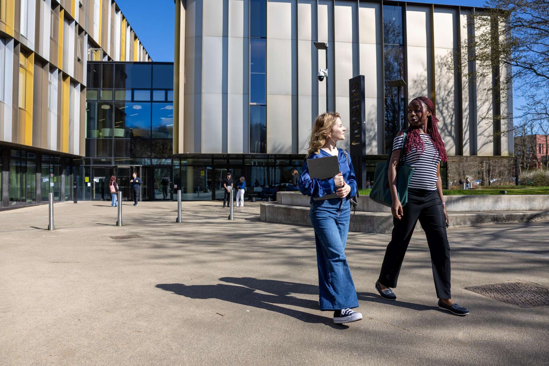 Students walking together