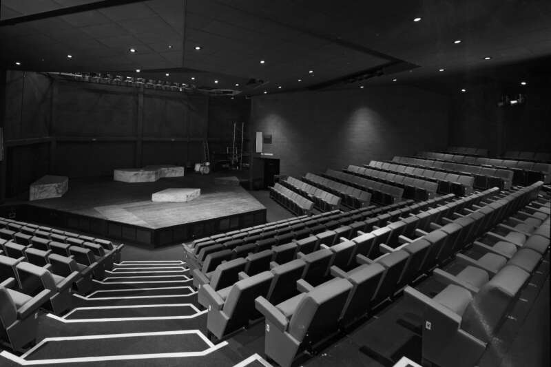 An internal photo of the Gulbenkian theatre