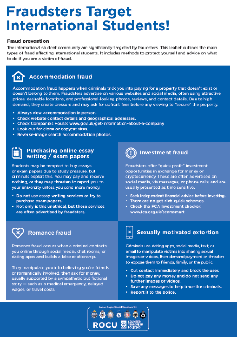 Fraudsters Target International Students