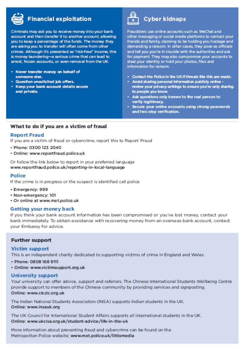 Fraudsters Target International Students