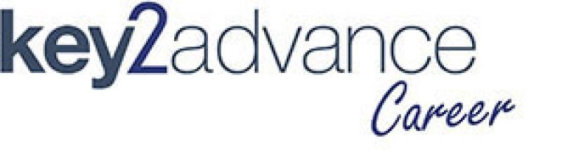 Key2advance career logo in blue