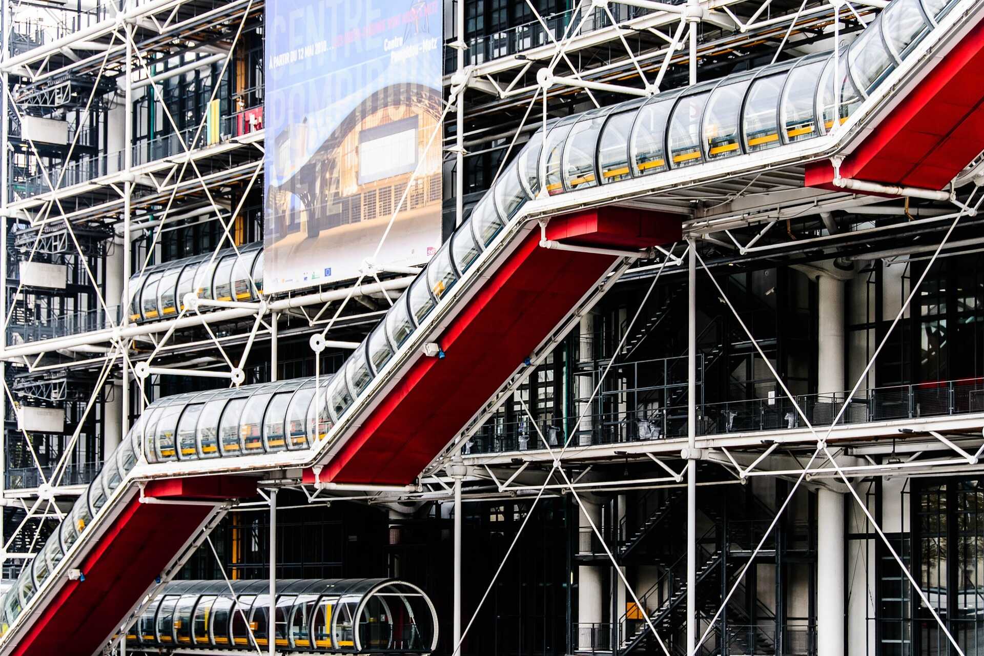 Pompidou centre, external shot