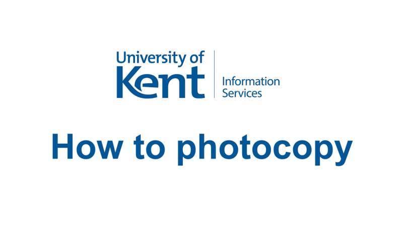How to photocopy with a print copy scan machine