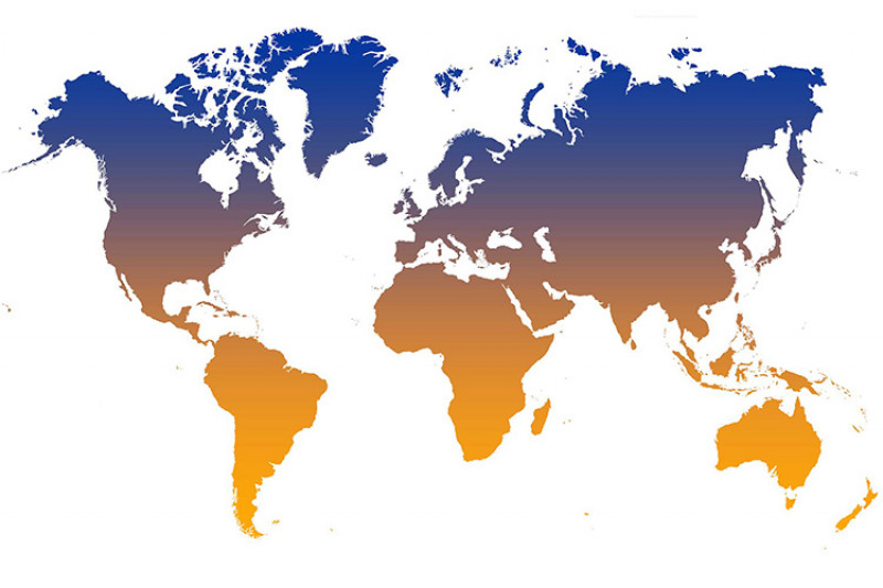 Map of the world