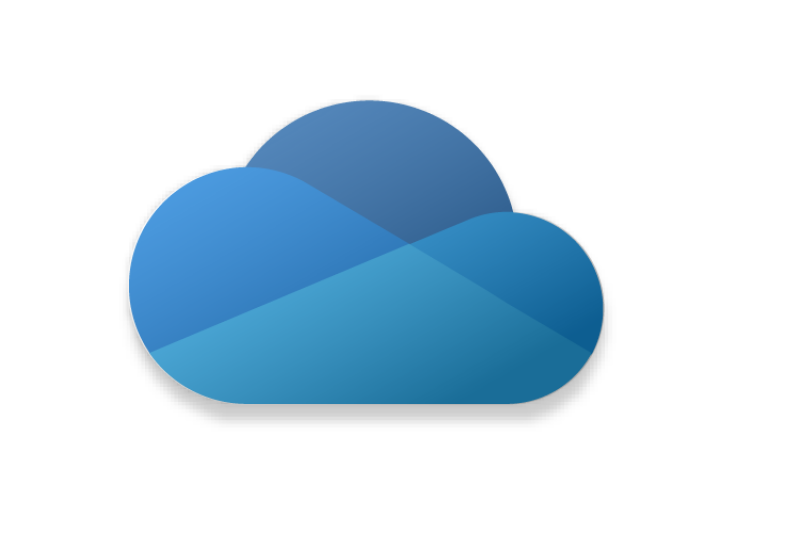 Blue cloud icon  for OneDrive for Business