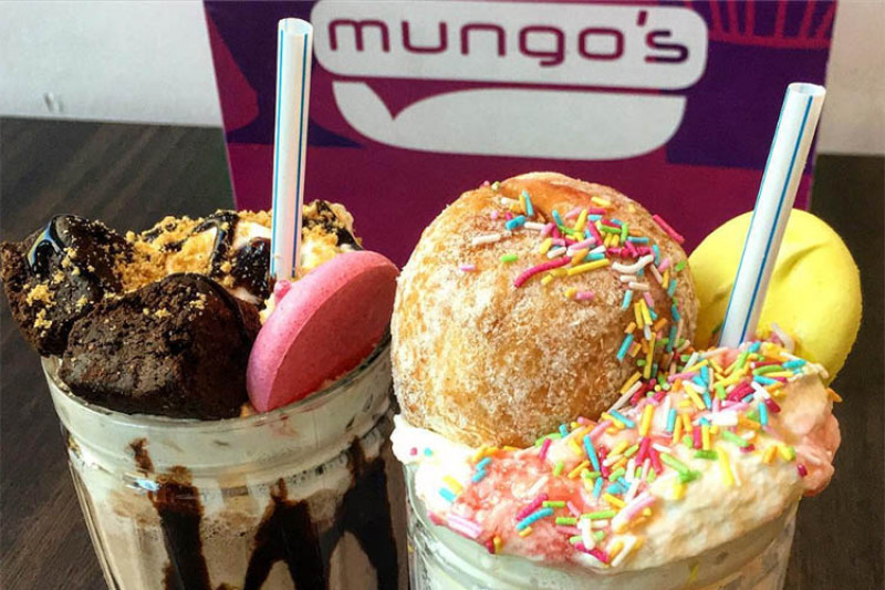 Two of Mungo's delicious freakshakes