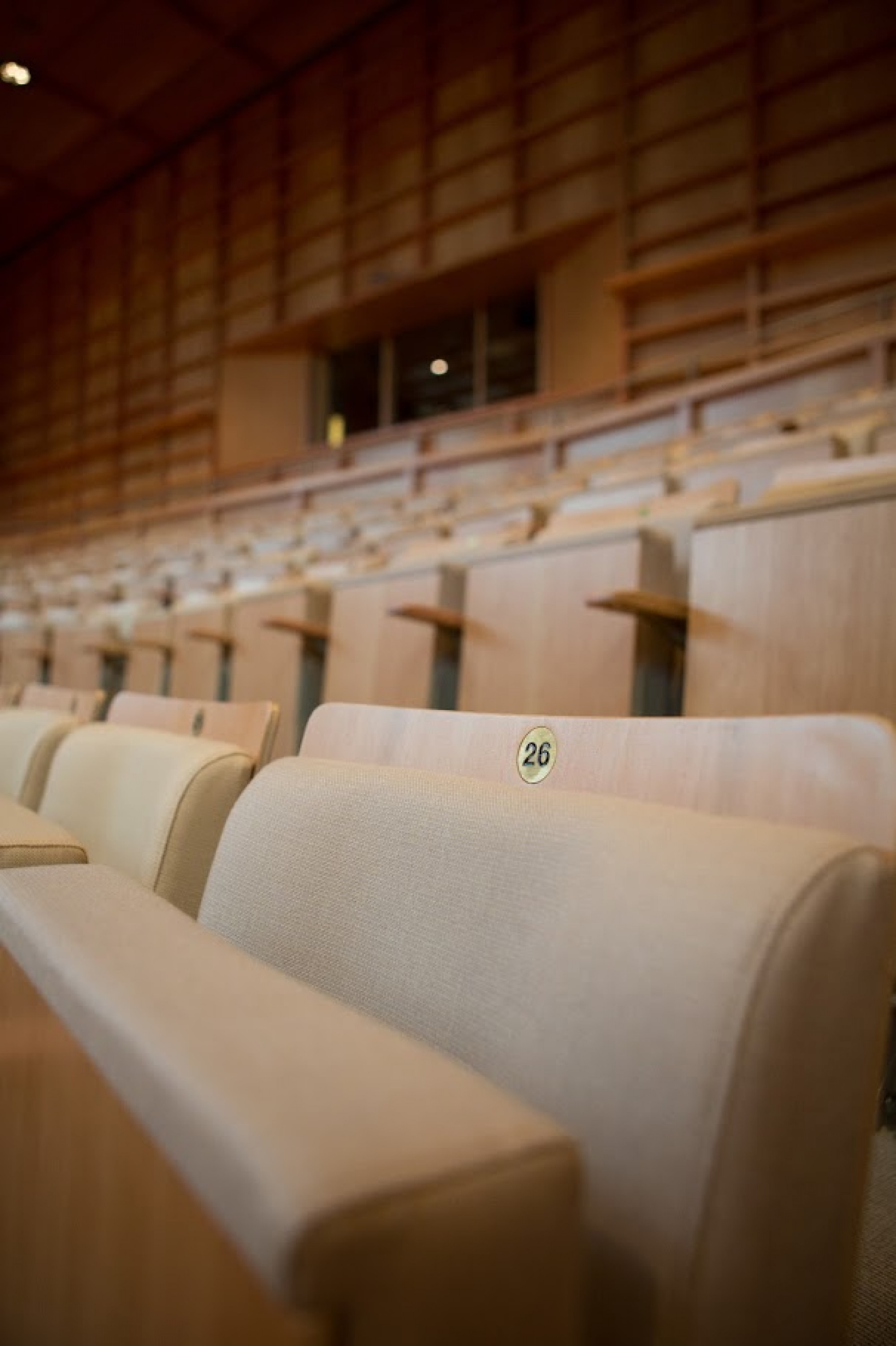 Seating in the Colyer-Fergusson