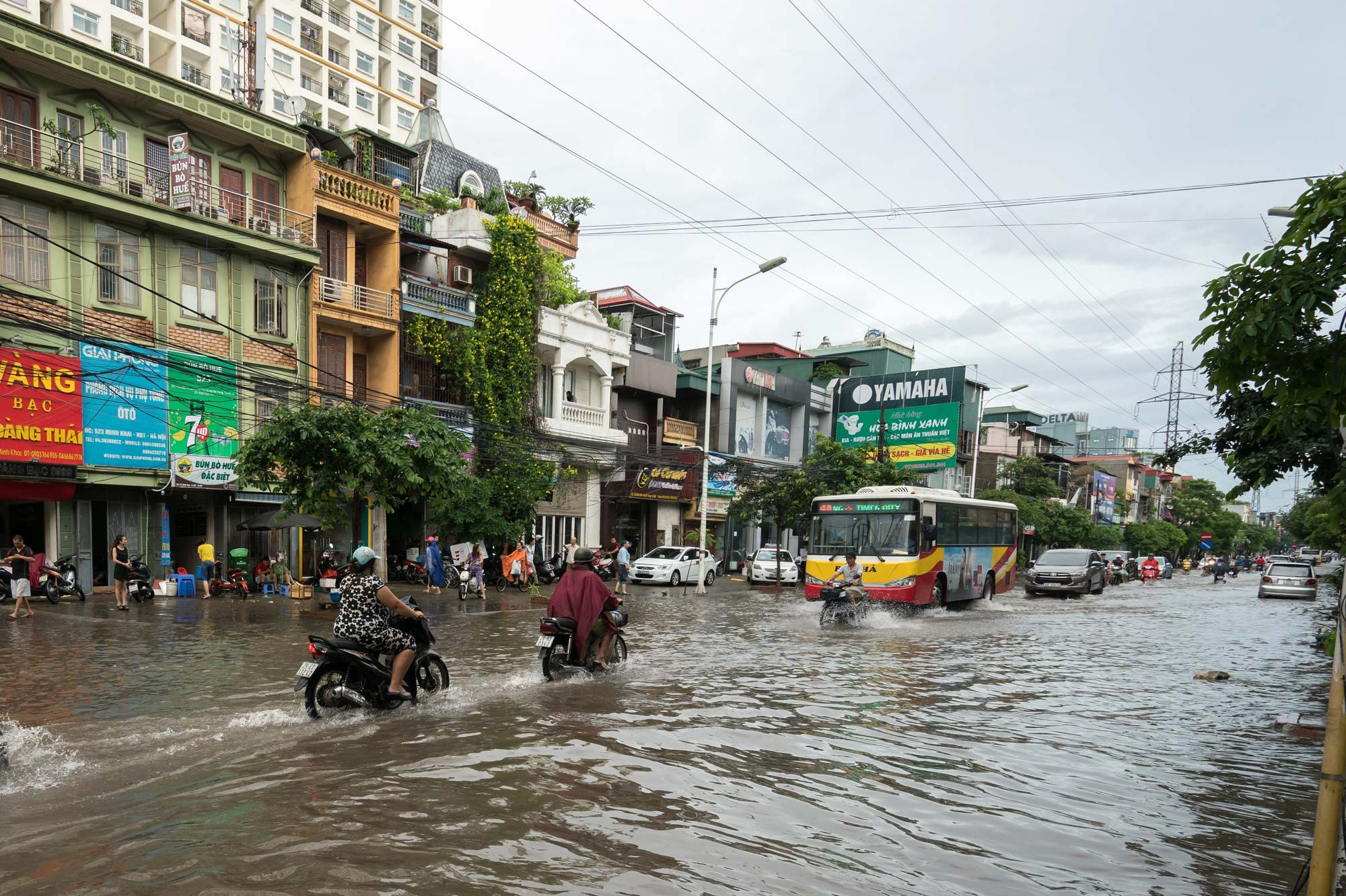Flooded area in Vietnam